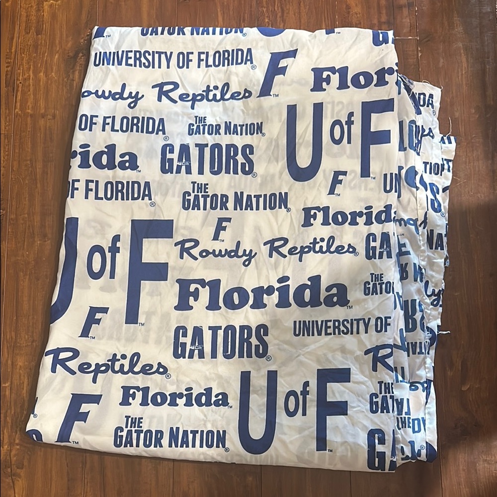 University of Florida Gators Flat Sheet UF Bedding Craft Fabric